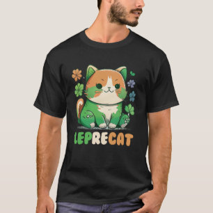 Leprecat Cute Irish Cat St Patricks Catricks Day K T-Shirt