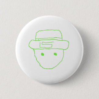 Leprechaun Amateur Sketch 6 Cm Round Badge