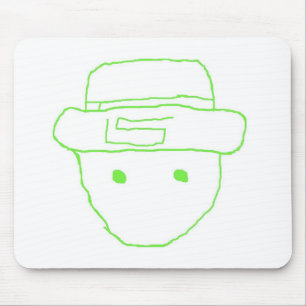 Leprechaun Amateur Sketch Mouse Mat