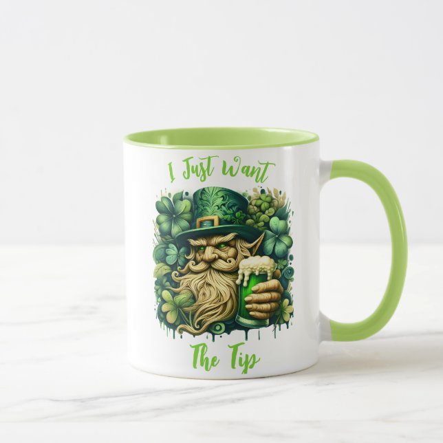 Leprechaun And Beer Mug (Right)