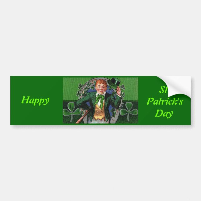 Leprechaun Bumper Sticker (Front)