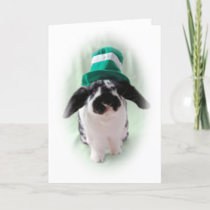 Leprechaun Bunny Card