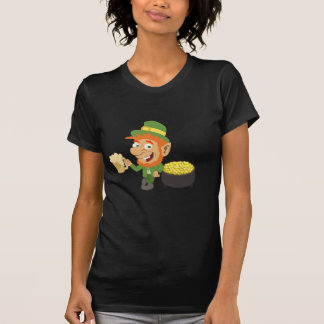 Leprechaun by Pot of Gold T-Shirt