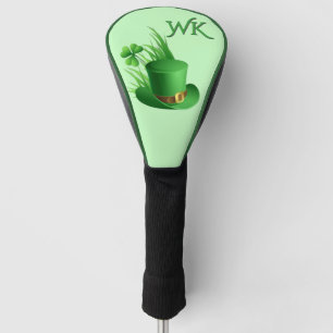 Leprechaun Clove Hat in Grass Monogram Golf Head Cover