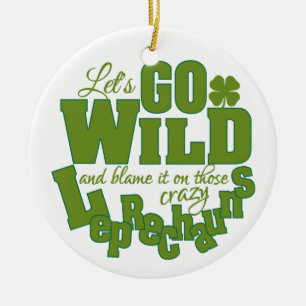 Leprechaun custom ornament