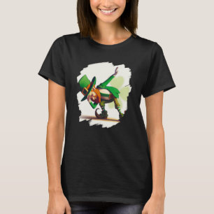 Leprechaun Dabbing Dancing Dance St Patricks Day   T-Shirt
