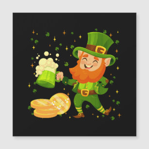 Leprechaun Drinking Beer St. Patrick's Day