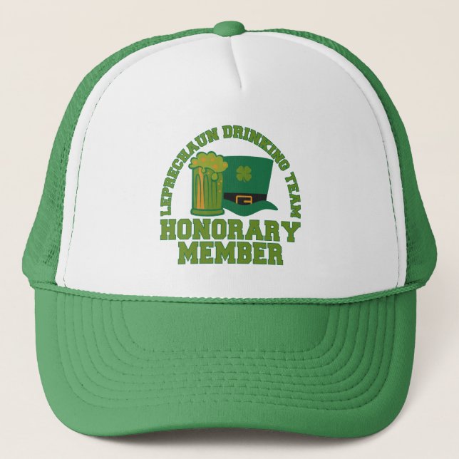 Leprechaun Drinking Team hat - choose color (Front)