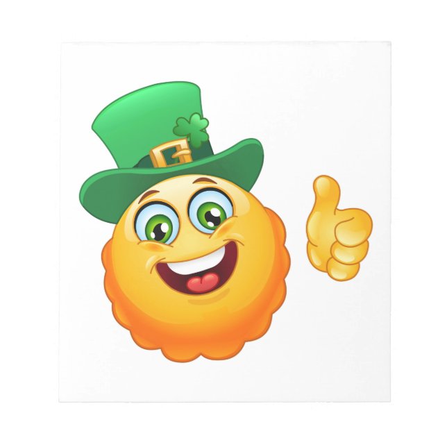 leprechaun emoji notepad (Front)