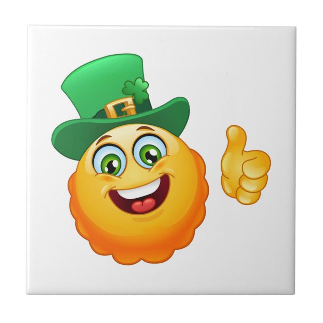 leprechaun emoji tile (Front)