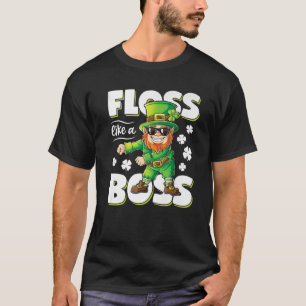 Leprechaun-Floss-Like-A-Boss-St-Patricks-Day-Funny T-Shirt