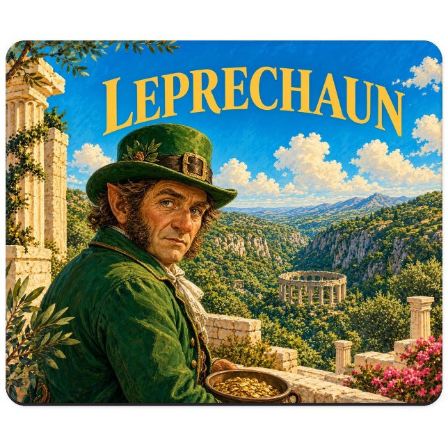 Leprechaun, Gothic Fantasy Monster Mouse Mat (Creator Uploaded)