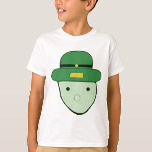 Leprechaun Green Coloured Sketch Meme T-Shirt