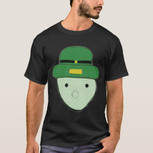 Leprechaun Green Coloured Sketch Meme T-Shirt