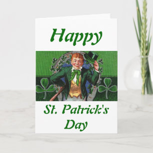 Leprechaun Greeting Card