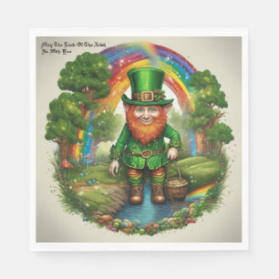Leprechaun Greeting Napkin