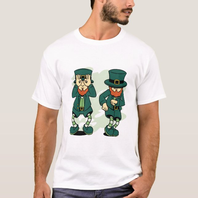LEPRECHAUN GRIDDY DANCE ST PATRICKS DAY 2023 T-Shirt (Front)