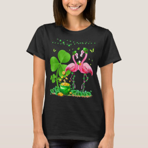 Leprechaun Hat Flamingo Shamrock St Patricks Day B T-Shirt