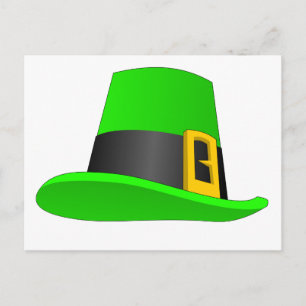 Leprechaun Hat With Buckle Postcard