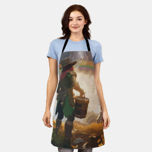 Leprechaun Hideaway Apron