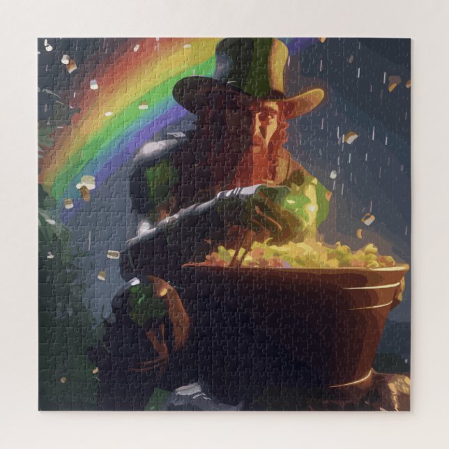 Leprechaun Hideaway Jigsaw Puzzle (Vertical)