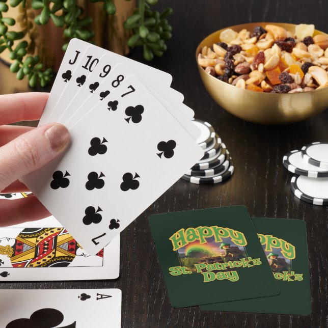 Leprechaun Hideaway Playing Cards (In Situ)