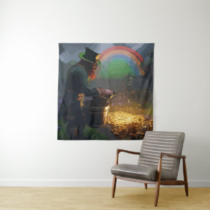 Leprechaun Hideaway Tapestry