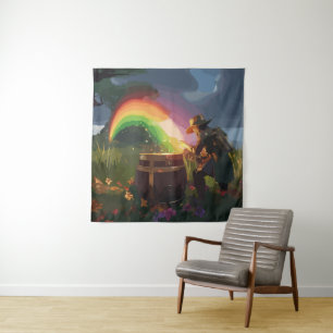 Leprechaun Hideaway Tapestry