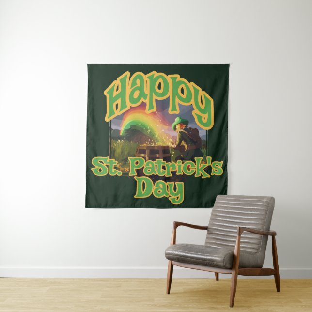 Leprechaun Hideaway Tapestry (In Situ)