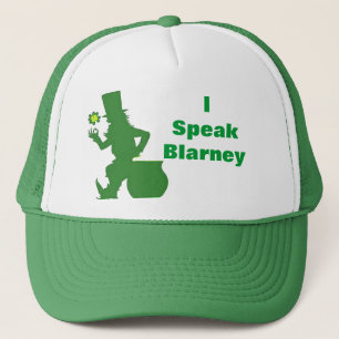 LEPRECHAUN I SPEAK BLARNEY hat
