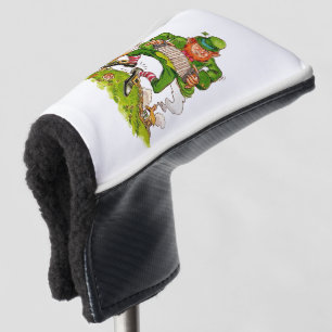 Leprechaun in Green, Happy Saint Patrick's Day Golf Head Cover
