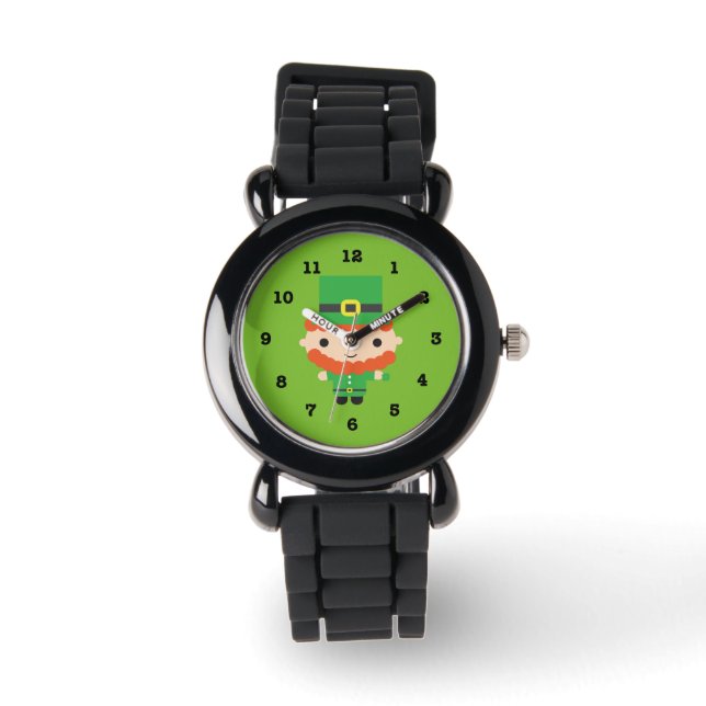 Leprechaun Kid's Watch (with Numbers) (Front)