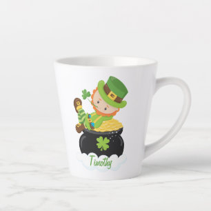 Leprechaun luck latte mug