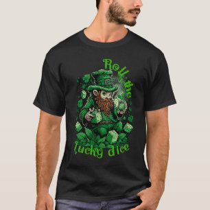 Leprechaun lucky dice casino St Patricks day T-Shirt
