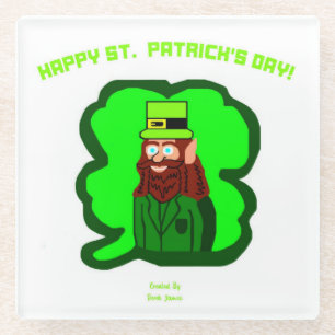 Leprechaun Magic Glass Coaster