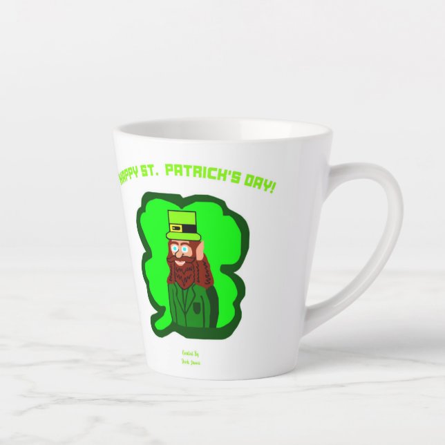 Leprechaun Magic Small Latte Mug (Right)
