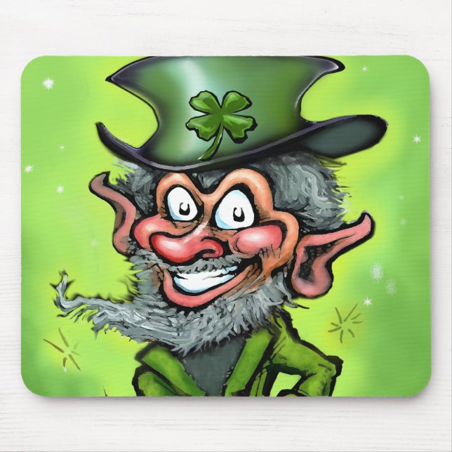 Leprechaun Mouse Mat (Front)