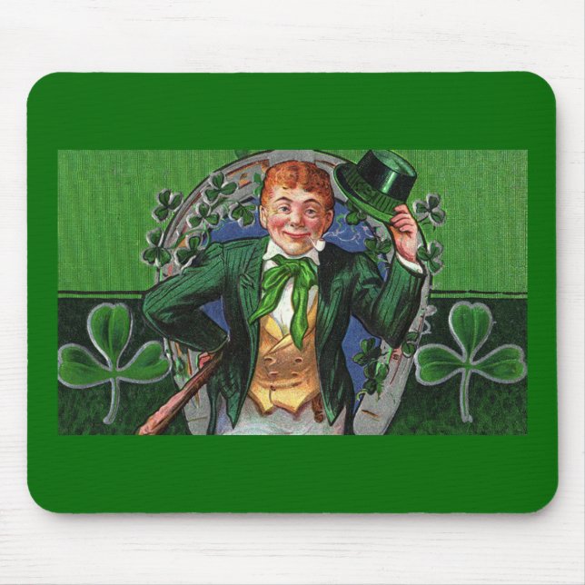 Leprechaun Mouse Pad (Front)
