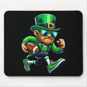 Leprechaun Playing Footll St Patricks Day Sport Me Mouse Mat