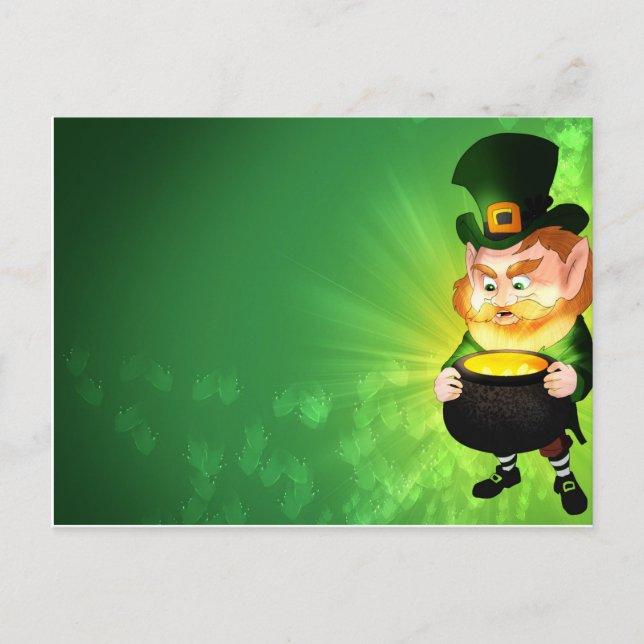 Leprechaun  postcard (Front)