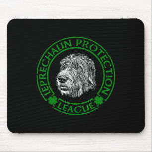Leprechaun Protection League Irish Wolfhound Mouse Mat