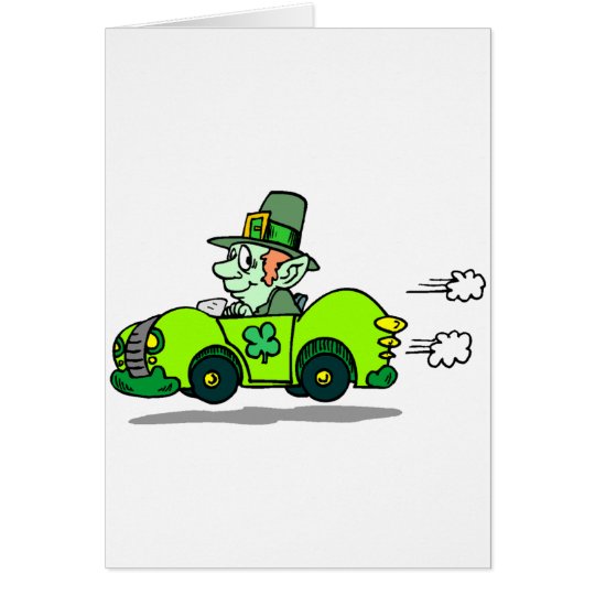 Leprechaun Racer Card