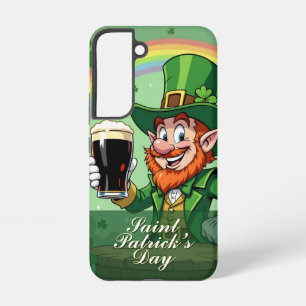 Leprechaun’s Cheers Beneath the Rainbow Samsung Galaxy Case