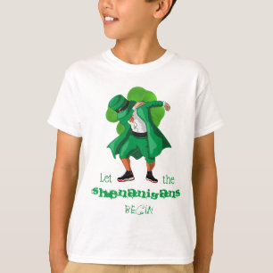 Leprechaun Shenanigans St Patrick's Day Shamrock T-Shirt