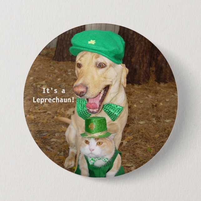 Leprechaun Sighting 7.5 Cm Round Badge (Front)
