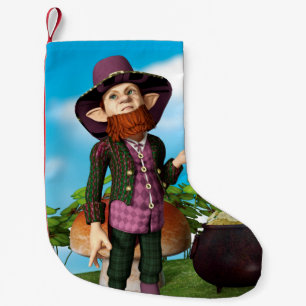 Leprechaun Small Christmas Stocking