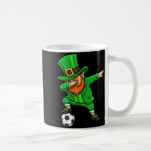 Leprechaun Soccer Green St Patricks Day Sport Men  Coffee Mug