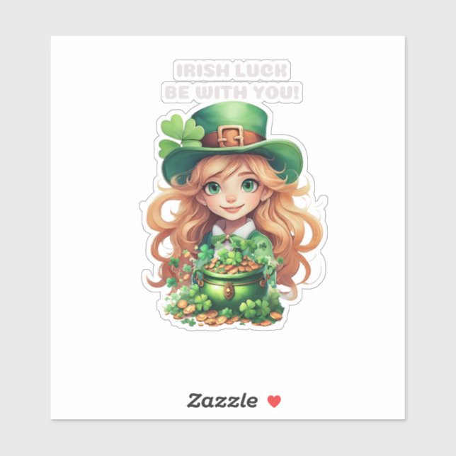 Leprechaun sticker (Sheet)