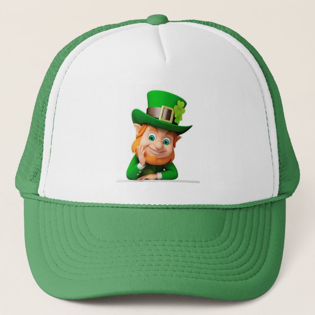 Leprechaun Trucker Hat (Front)