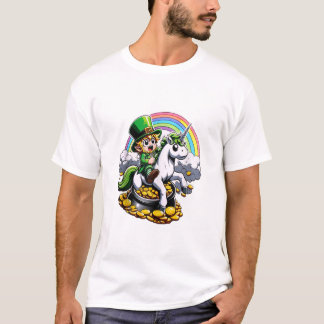 Leprechaun Unicorn Cute T-Shirt